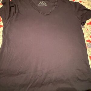 Men's Black V-Neck T-Shirt